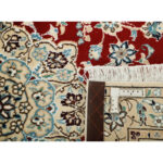 One and a half meter hand-woven carpet, Nain silk flower model, code n543017n