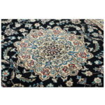 One and a half meter hand-woven carpet, Nain silk flower model, code n543113n