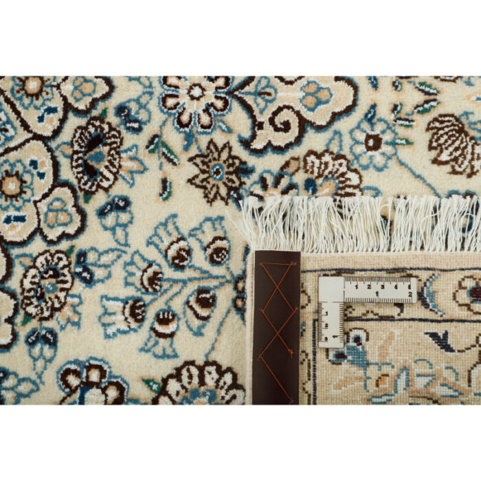 Three-meter hand-woven carpet, Nain silk flower model, code n543068n