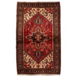 Old hand-woven carpet of one and a half thirty Persia Code 156110