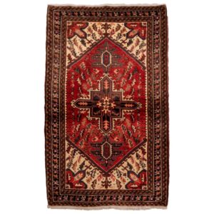 Old hand-woven carpet of one and a half thirty Persia Code 156110