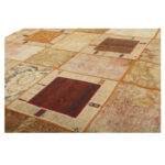 Collage of three-meter hand-woven kilim, embroidered model, code g557344