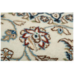One and a half meter hand-woven carpet, Nain silk flower model, code n543038n