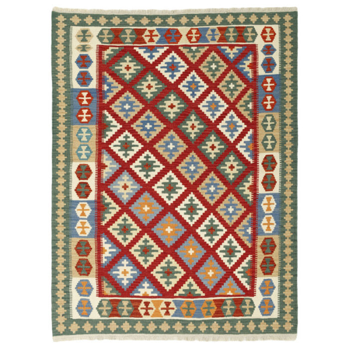 Three-meter hand-woven kilim Qashqai design code g567813