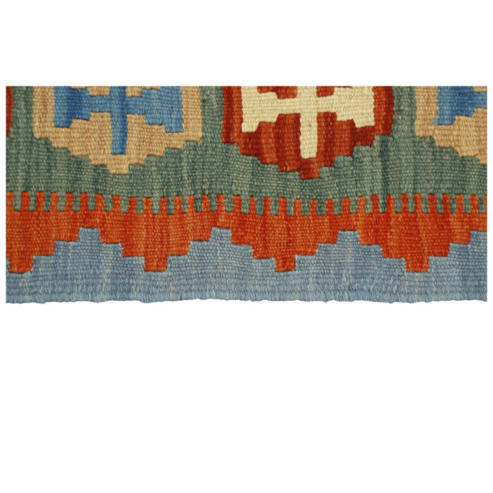 Three-meter hand-woven kilim, Qashqai model, code g56792