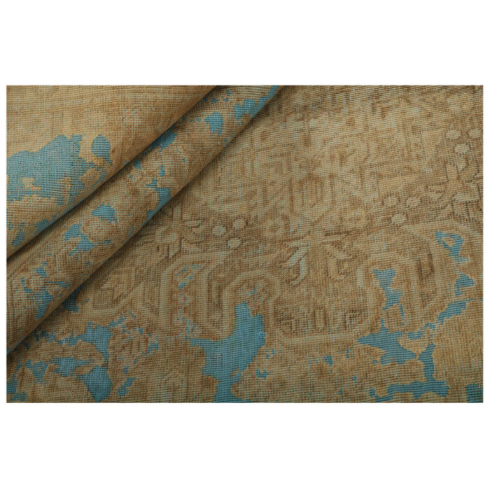 Five and a half meter painted hand-woven carpet, vintage design, code b544496