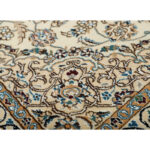 Two-meter hand-woven carpet, Nain silk flower model, code n543064n