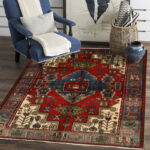 Nahavand Ilyati three-meter hand-woven carpet, code 492203r