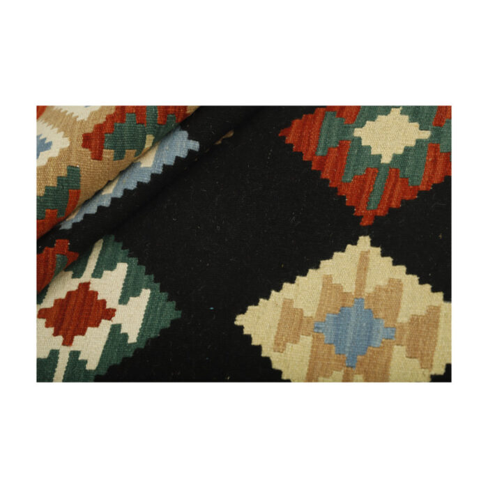 Hand-woven kilim three and a half meters Qashqai design g567811