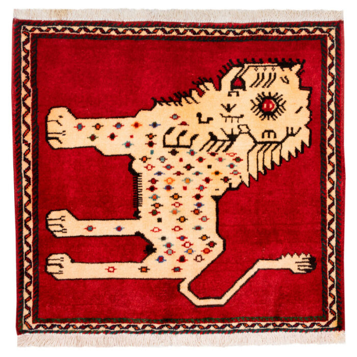 Half meter old handmade carpet of Persia, code 156093