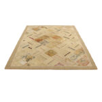 Collage of hand-woven three-meter kilim, embroidered model, code g557349