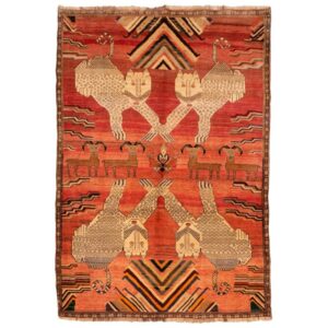 Old handmade carpet three and a half meters C Persia Code 156111