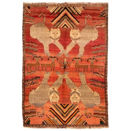 Old handmade carpet three and a half meters C Persia Code 156111