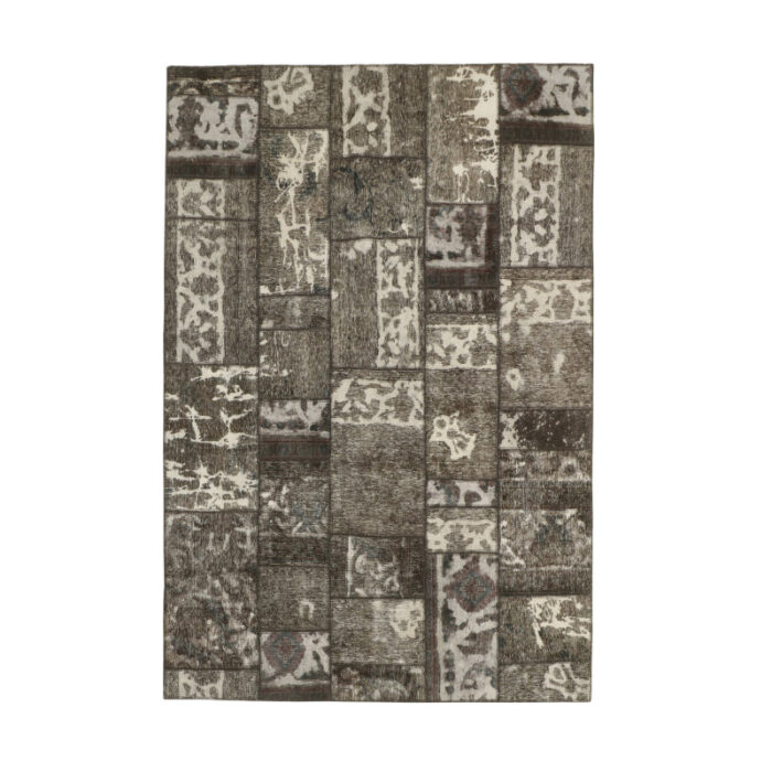 Collage of four-meter hand-woven carpet, embroidered model, code 541005r