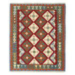 Three-meter hand-woven kilim, Qashqai design, code g567804
