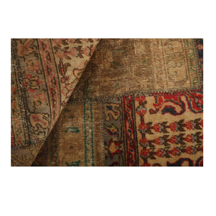 One and a half meter hand-woven carpet collage, embroidered model, code 540942r