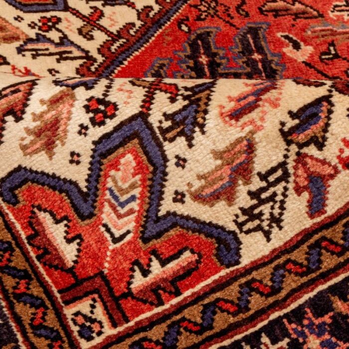Old hand-woven carpet of one and a half thirty Persia Code 156110