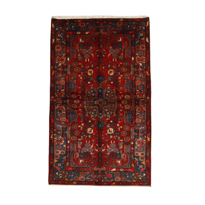 Four-meter hand-woven carpet, model Nahavand Iliati, code 521132r
