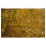 Collage of one meter hand-woven carpet, embroidered model, code 651r
