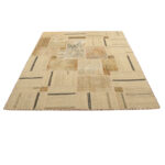Collage of three-meter hand-woven kilim, embroidered model, code g557346