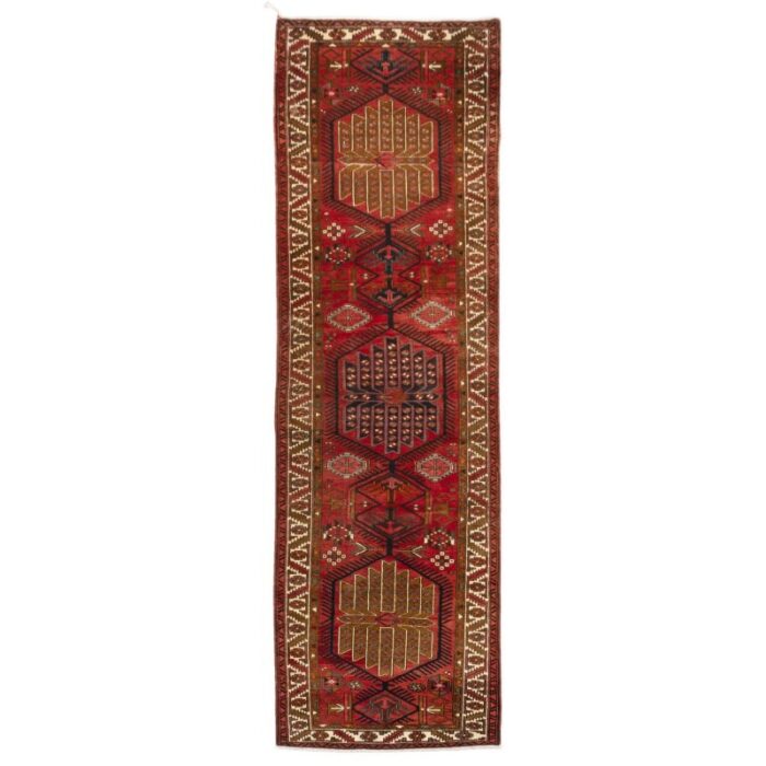 Old handmade carpet with a length of three meters C Persia Code 156169