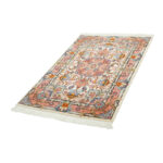One meter hand-woven carpet, Tabriz silk flower model, code a537788