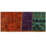 Four-meter hand-woven carpet collage, embroidered model, code 468r