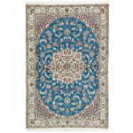 1.5 m², Hand woven Area Rug, Nain silk flower model, code n543041n - Image 11
