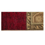 One and a half meter hand-woven carpet collage, embroidered model, code 540947r