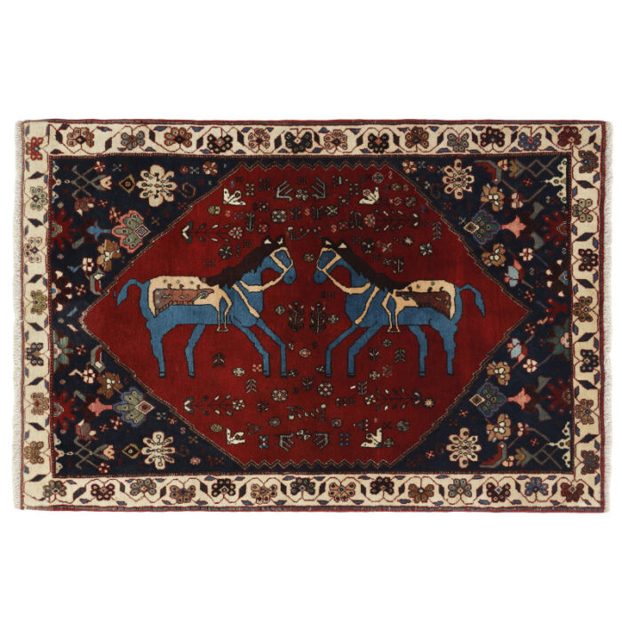 Hand-woven carpet of Abadeh model, code r551683