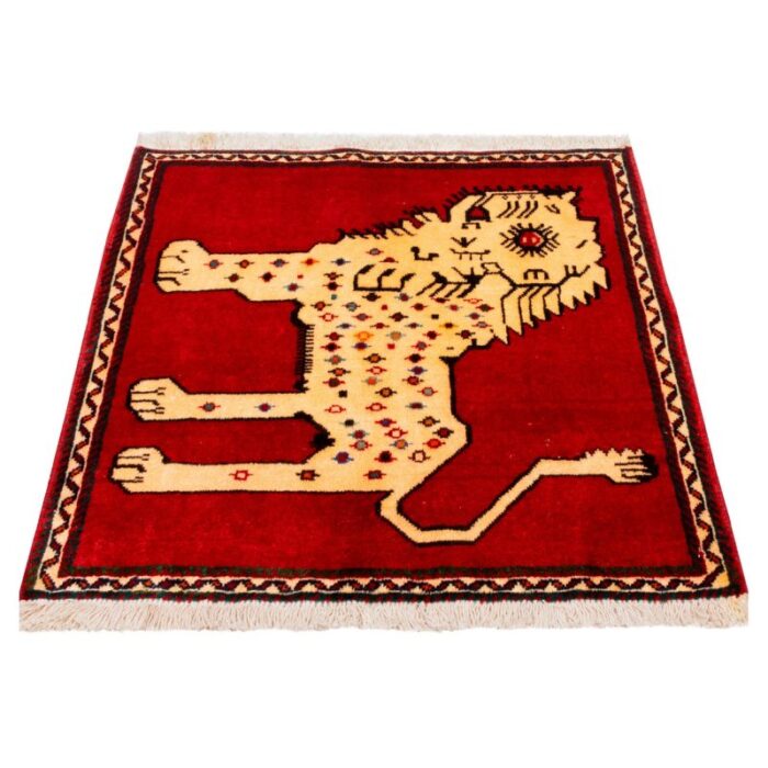 Half meter old handmade carpet of Persia, code 156094