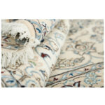 One and a half meter hand-woven carpet, Nain silk flower model, code n543031n