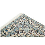 Two-meter hand-woven carpet, Nain silk flower model, code n443089n
