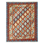 Three-meter hand-woven kilim, Qashqai model, code g567767