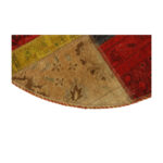 One meter hand-woven carpet collage, embroidered model, code 652r