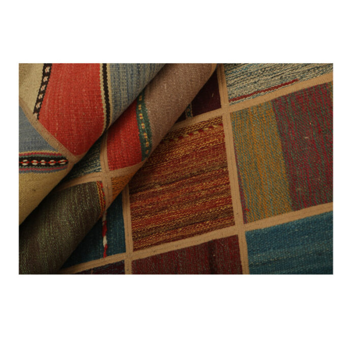 Collage of hand-woven kilim, four and a half meters, embroidered model, code g557326