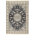 One and a half meter hand-woven carpet, Nain silk flower model, code n543122n