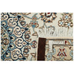 One and a half meter hand-woven carpet, Nain silk flower model, code n543038n