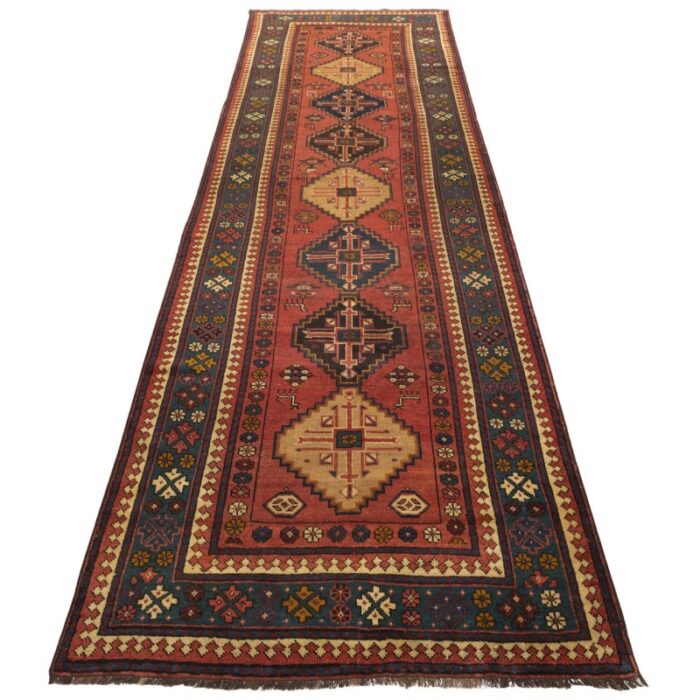 Old handmade carpet with a length of four meters C Persia Code 156062