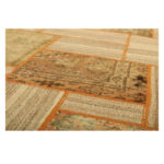 Collage of three-meter hand-woven kilim, embroidered model, code g557366