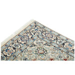 Two-meter hand-woven carpet, Nain silk flower model, code n443083n