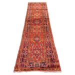 Old handmade carpet with a length of three meters C Persia Code 156109