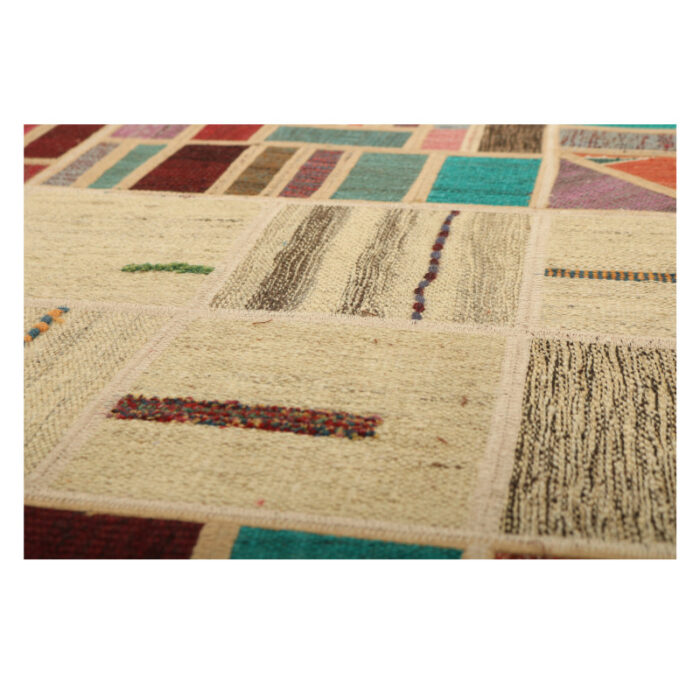 Collage of hand-woven kilim four meters, embroidered model, code g557336