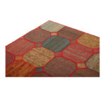 Collage of three-meter hand-woven kilim, embroidered model, code g557350