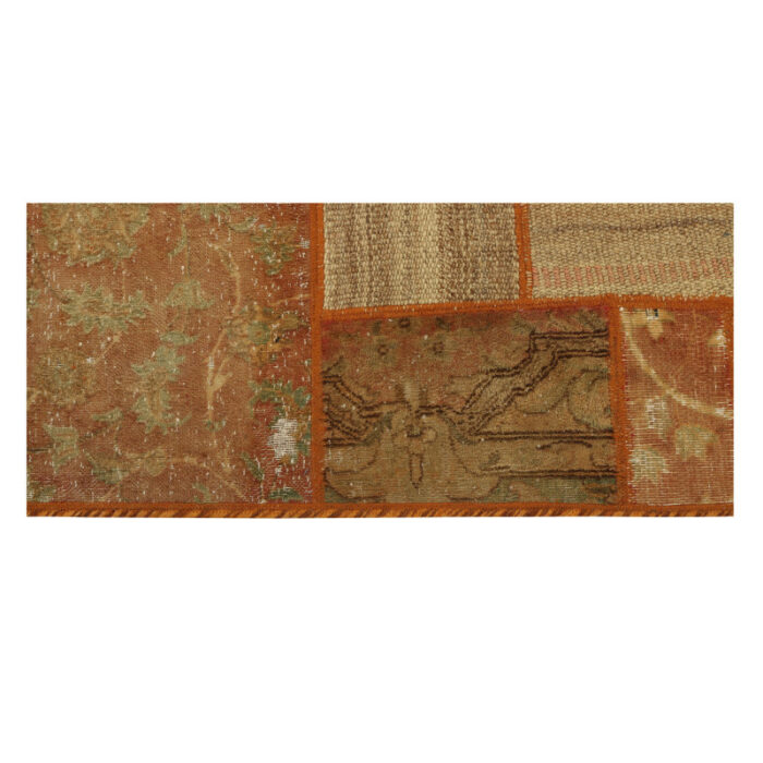 Collage of three-meter hand-woven kilim, embroidered model, code g557366
