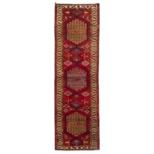 Old handmade carpet with a length of three meters C Persia Code 156170