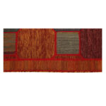 Collage of three-meter hand-woven kilim, embroidered model, code g557343