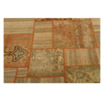 Collage of three-meter hand-woven kilim, embroidered model, code g557366