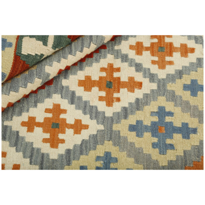 Three-meter hand-woven kilim, Qashqai model, code g567775