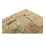 Collage of three-meter hand-woven kilim, embroidered model, code g557346